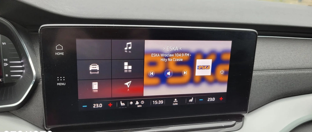 Skoda Octavia cena 96500 przebieg: 60000, rok produkcji 2021 z Wrocław małe 67